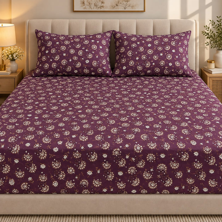 Royal Plum Bedsheet