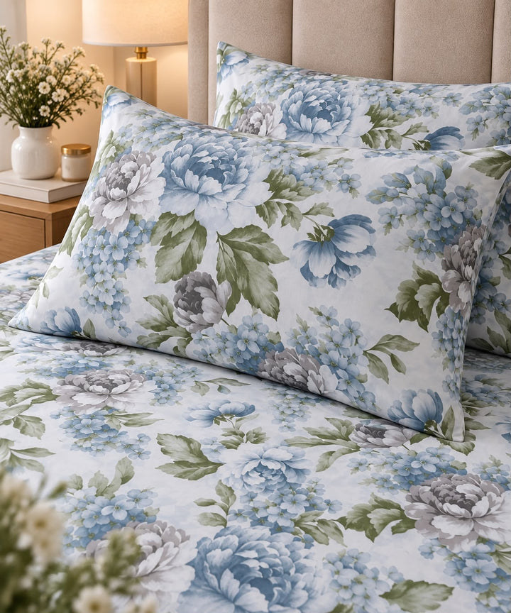 Winter Bloom Bedsheet